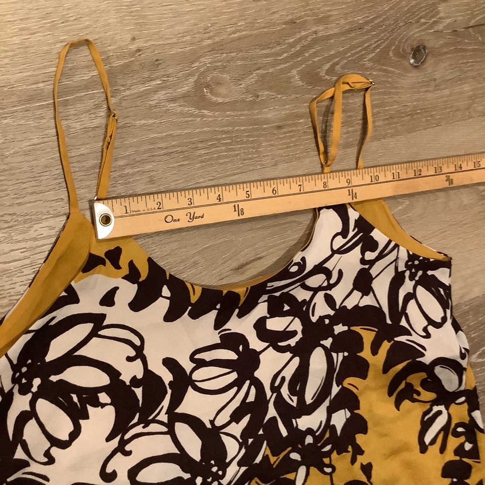 The Limited - Adjustable Spaghetti Strap Blouse - Gold & Purple - Ladies Size M - Picture 5 of 8
